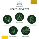 BNK VEDA Kashmiri Kahwa Green Tea (100g) With Free Infuser | Detox & Organic Green Tea Leaves | Loose Leaf & Tea Bags | Ayurvedic Kahwa Blend